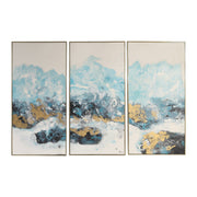  Crashing Waves Abstract Art, S/3