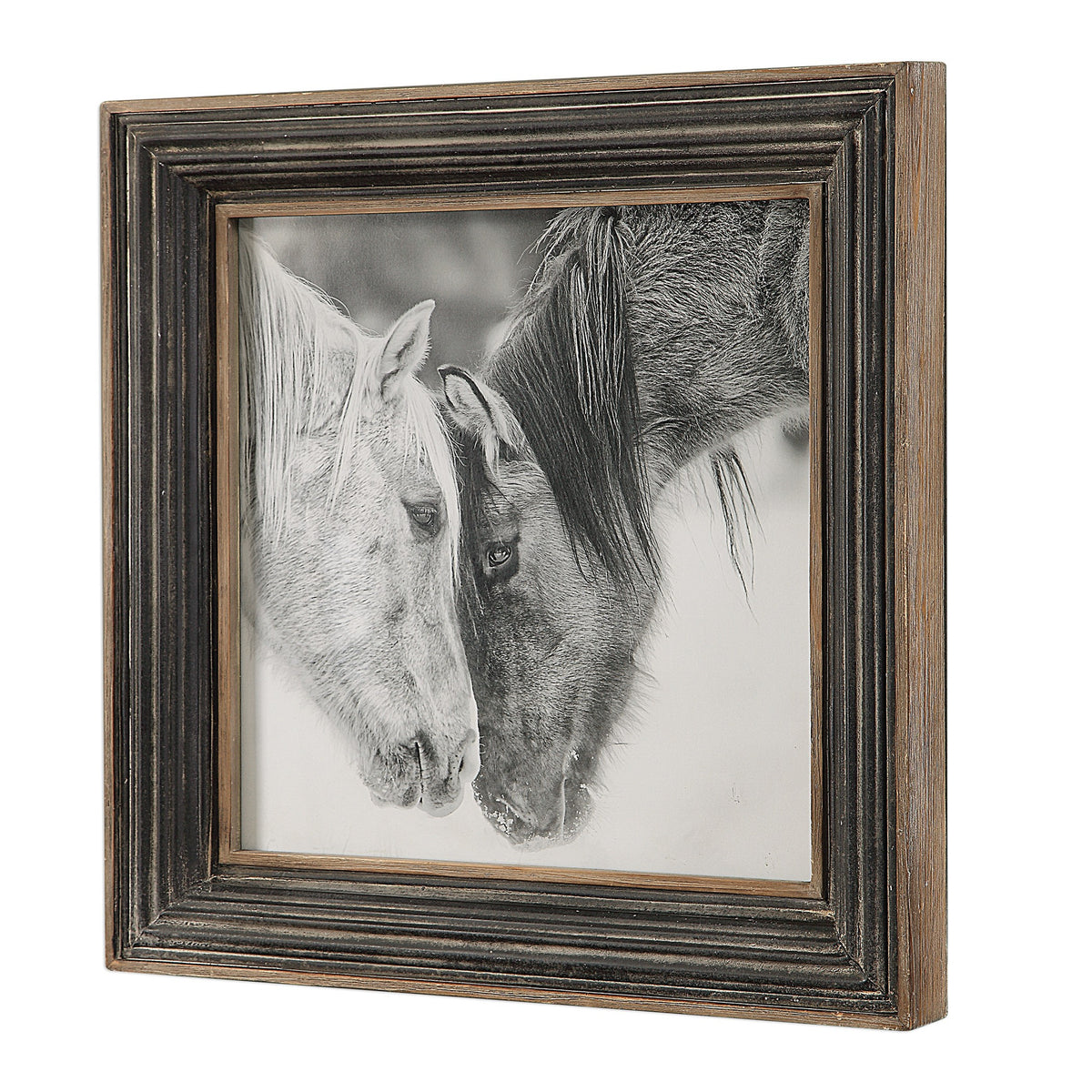 Uttermost Horse Photography Framed Print in Black and White