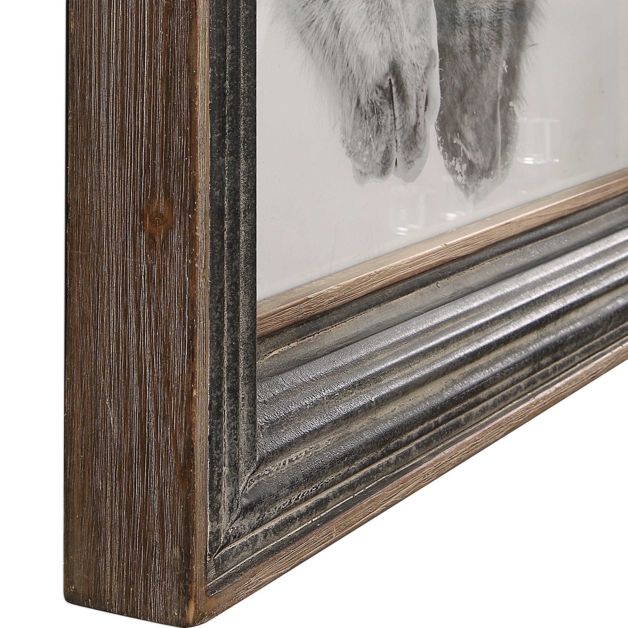Uttermost Horse Photography Framed Print in Black and White