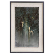 Rustic Patina Abstract Shadow Box