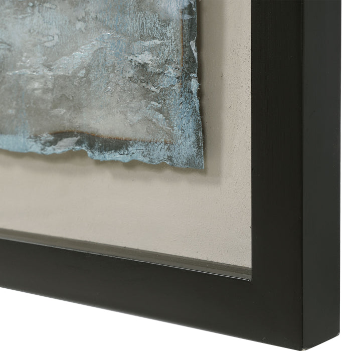 Uttermost Ocean Swell Painted Metal Shadow Box
