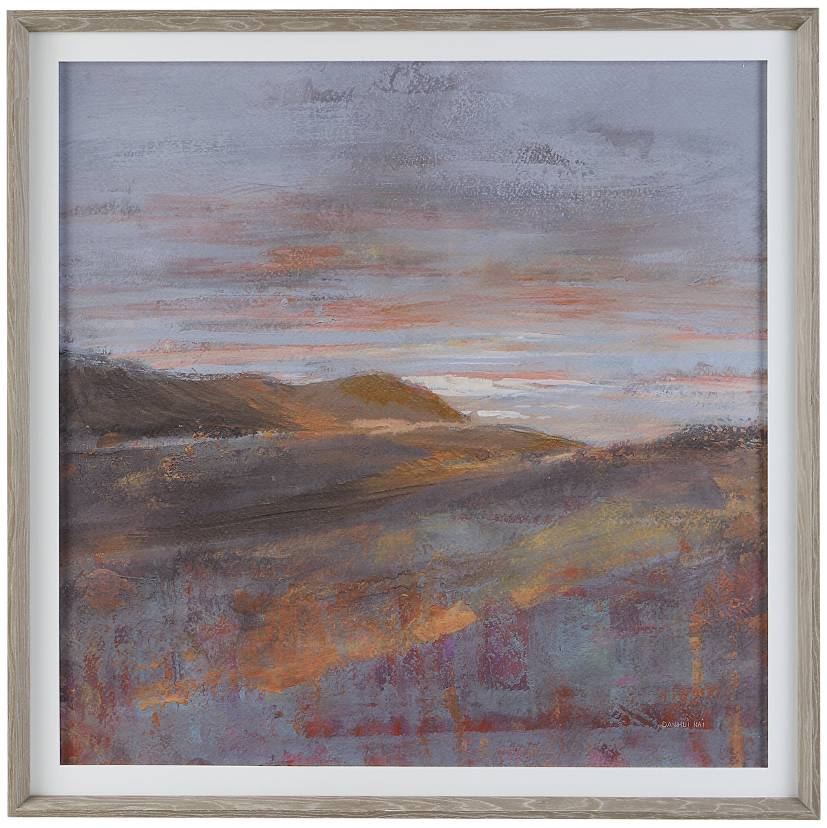  Dawn On The Hills Framed Print