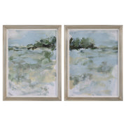  Far Away View Framed Prints, Set/2