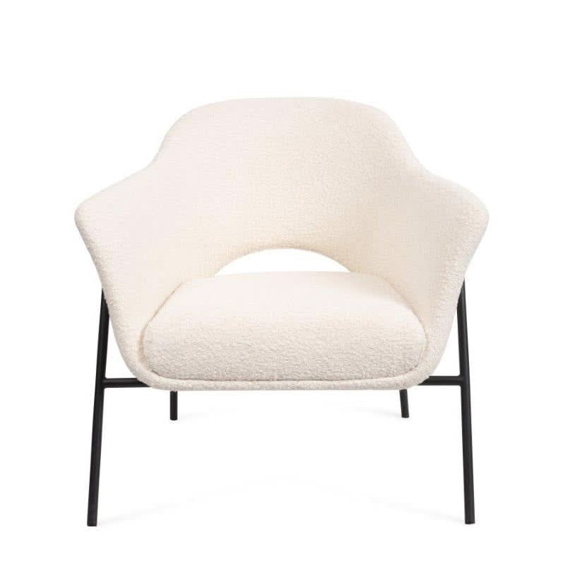 Tommy Franks Arteta Accent Chair in Polar Boucle   Nicholas John Interiors