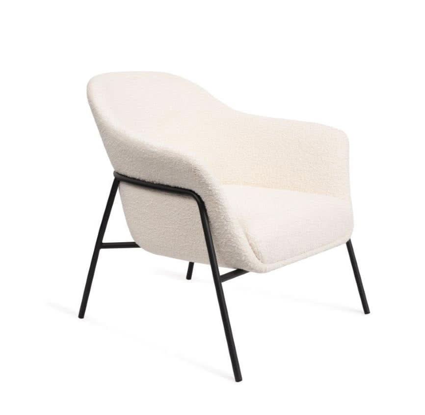 Tommy Franks Arteta Accent Chair in Polar Boucle   Nicholas John Interiors