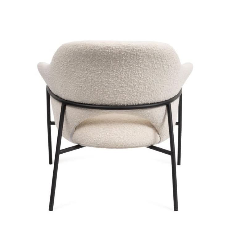Tommy Franks Arteta Accent Chair in Polar Boucle   Nicholas John Interiors