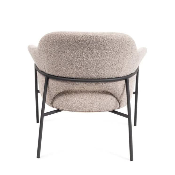 Tommy Franks Arteta Accent Chair - Steam Boucle   Nicholas John Interiors