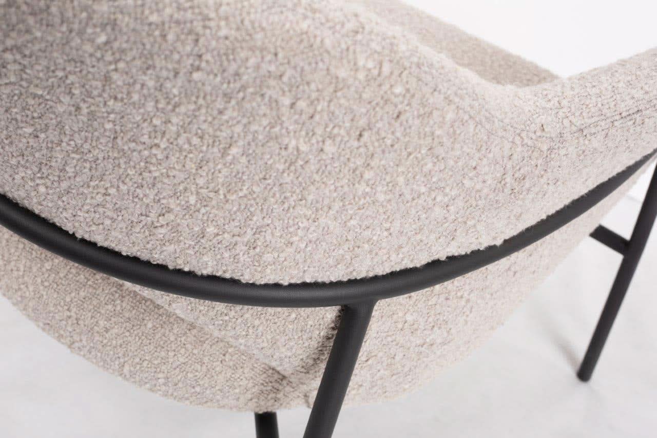 Tommy Franks Arteta Accent Chair - Steam Boucle   Nicholas John Interiors