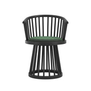 Ashford & Grey Alina Dining Chair in Forest Green & Black Dining Chair