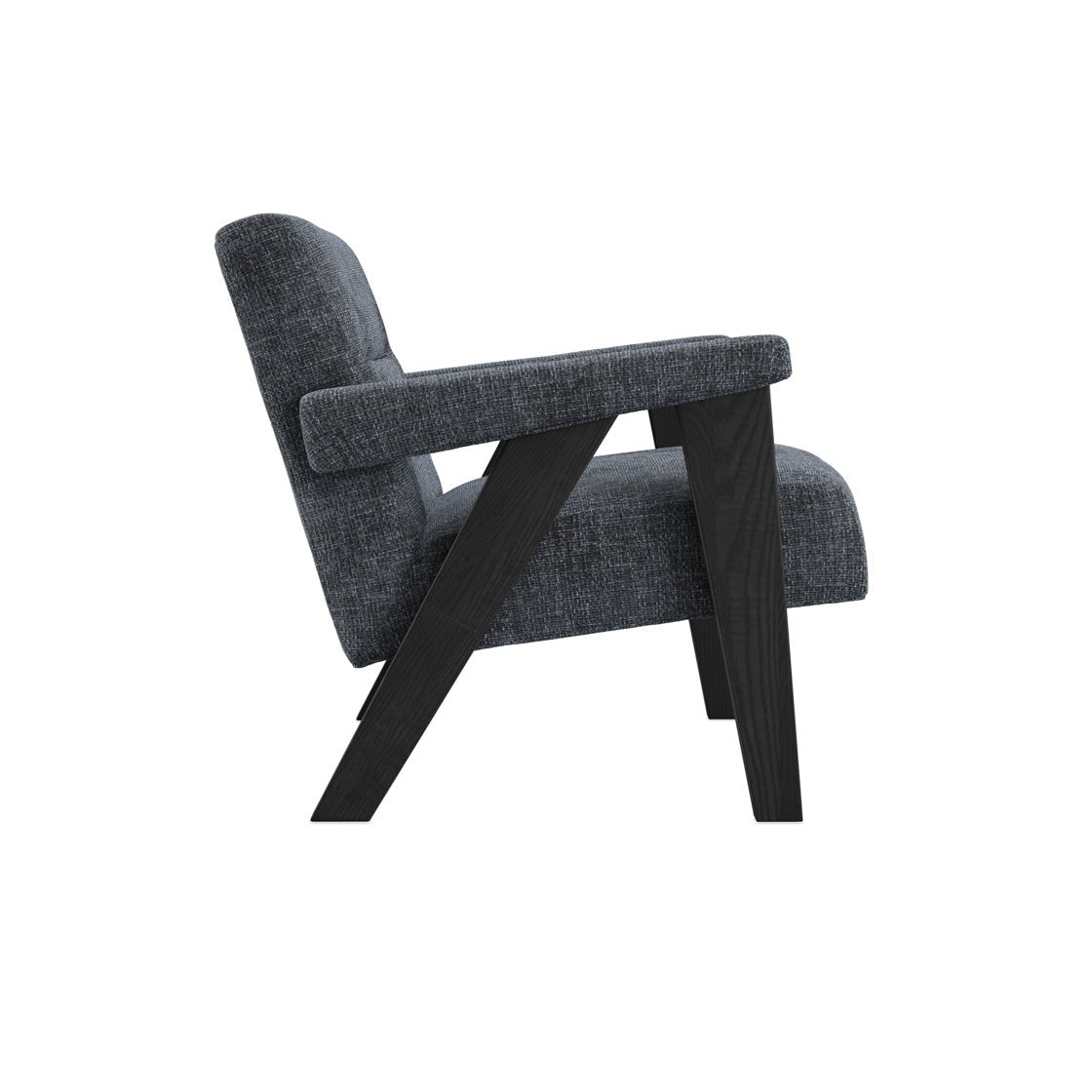 Ashford & Grey Avel Chair in Coal & Black Nicholas John Interiors