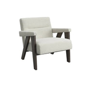 Ashford & Grey Avel Chair in Milk & Chocolate Accent & Armchairs