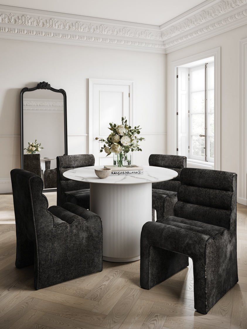 Ashford & Grey Fuji Sintered Stone 110cm Dining Table Dining Table
