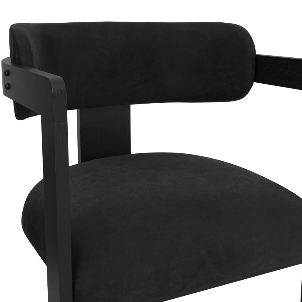 Ashford & Grey Maia Dining Chair in Black Nicholas John Interiors Ashford & Grey