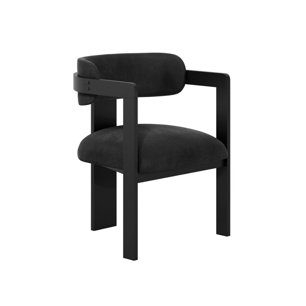 Ashford & Grey Maia Dining Chair in Black Nicholas John Interiors Ashford & Grey