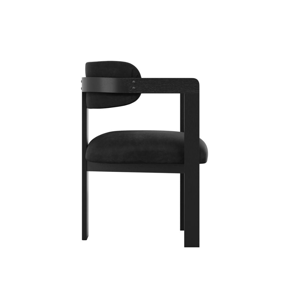 Ashford & Grey Maia Dining Chair in Black Nicholas John Interiors Ashford & Grey