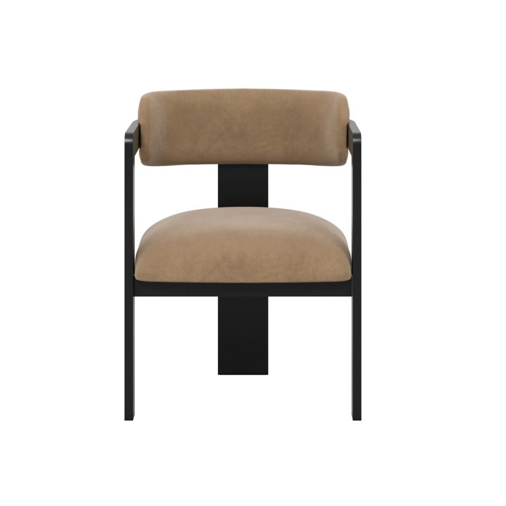 Ashford & Grey Maia Dining Chair in Mole & Black Nicholas John Interiors Ashford & Grey