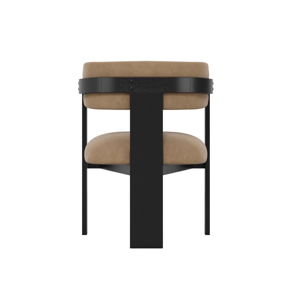 Ashford & Grey Maia Dining Chair in Mole & Black Nicholas John Interiors Ashford & Grey