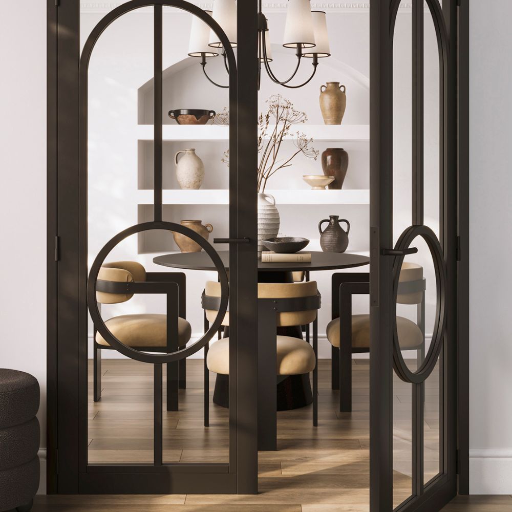 Ashford & Grey Maia Dining Chair in Mole & Black Nicholas John Interiors Ashford & Grey