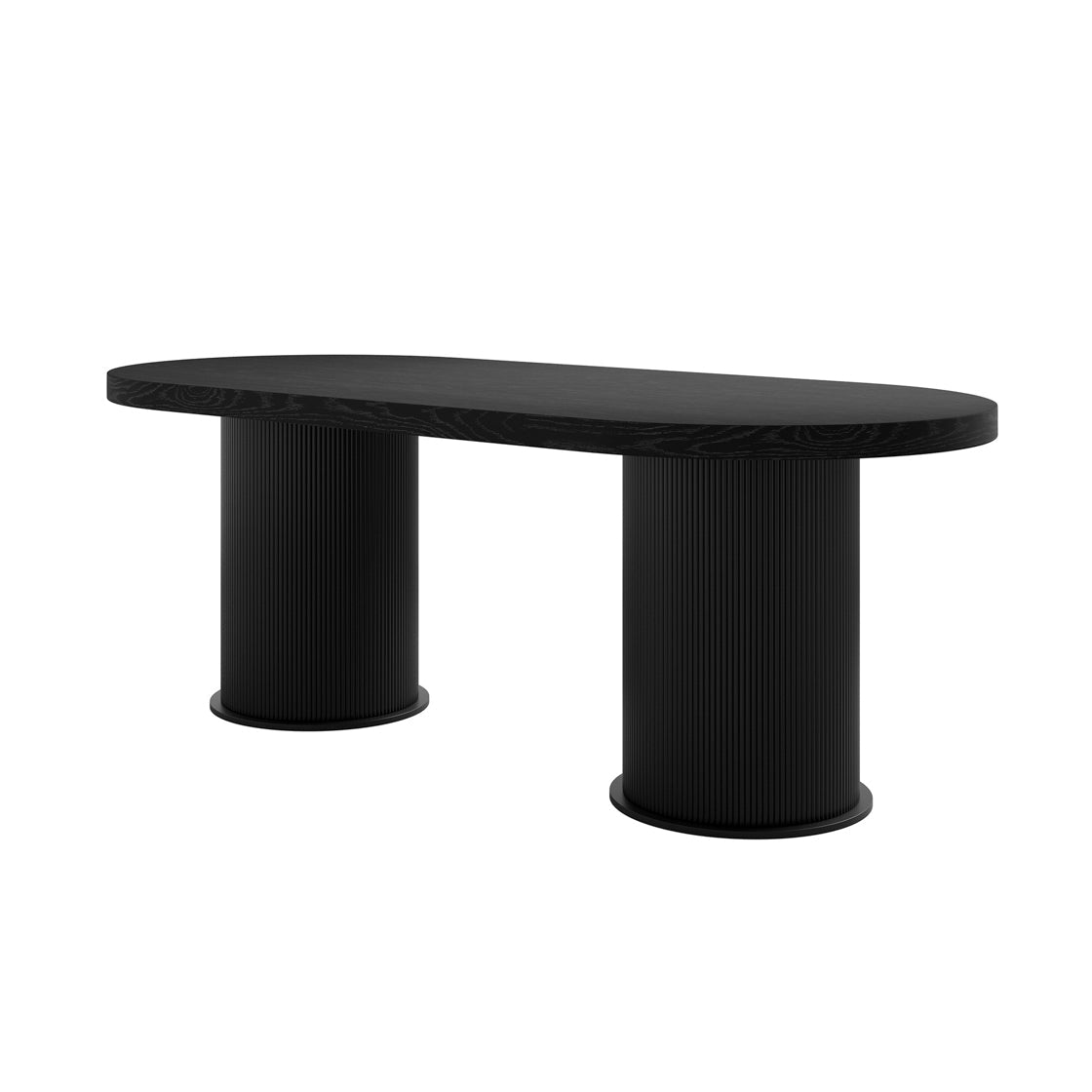Ashford & Grey Rina Black 220cm Dining Table Dining Table