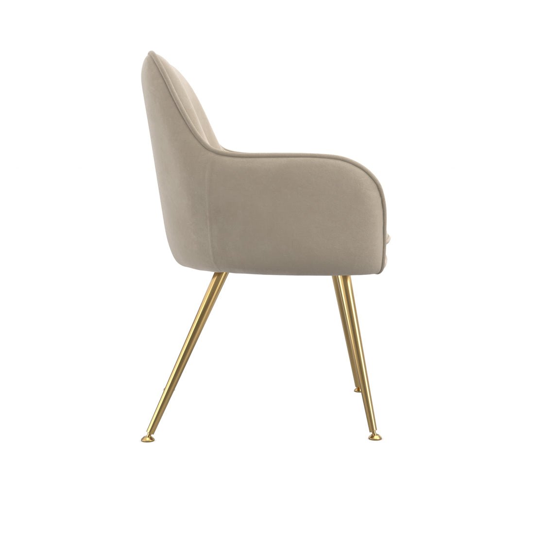 Ashford & Grey Taya Light Fawn Dining Chair Nicholas John Interiors