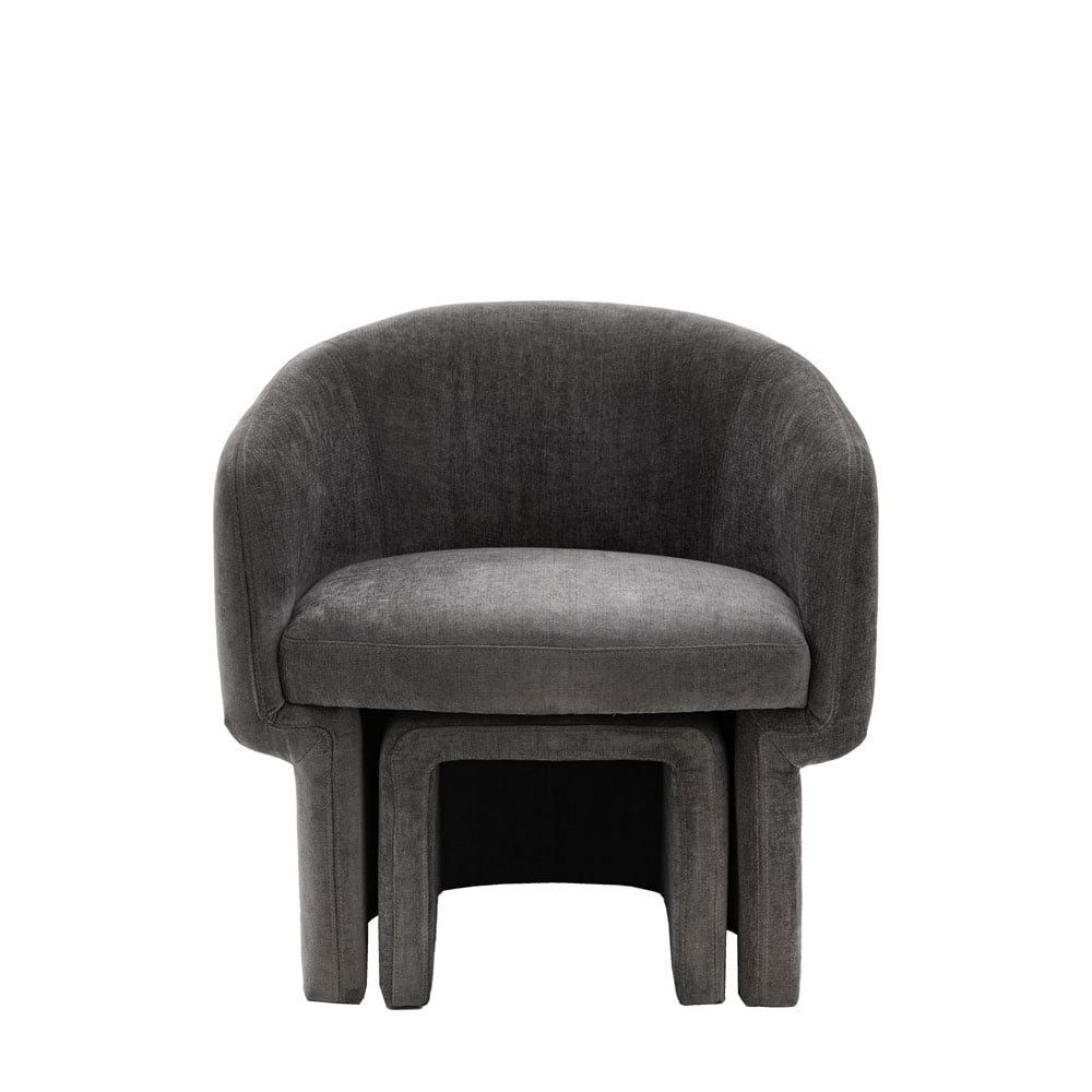 Askel Armchair in Anthracite Accent & Armchairs