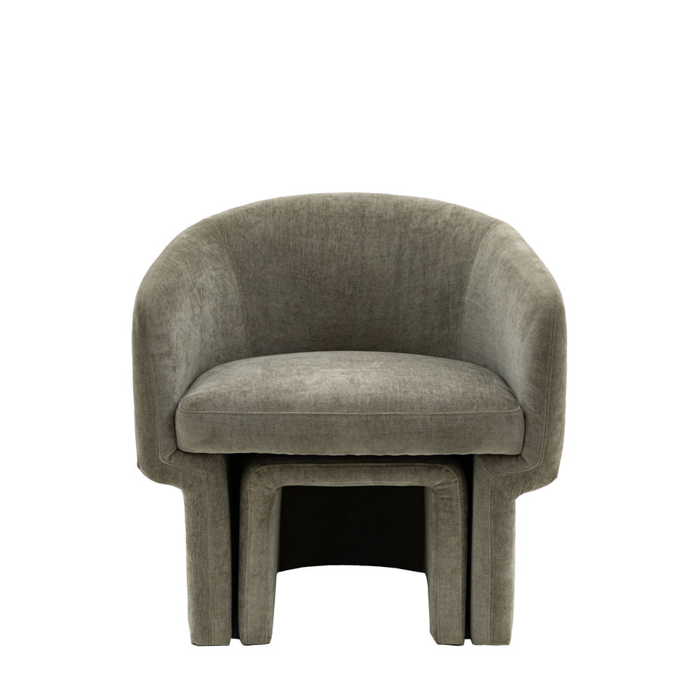 Askel Armchair in Grey Accent & Armchairs