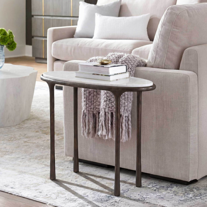 Uttermost Ata Side Table in Dark Bronze