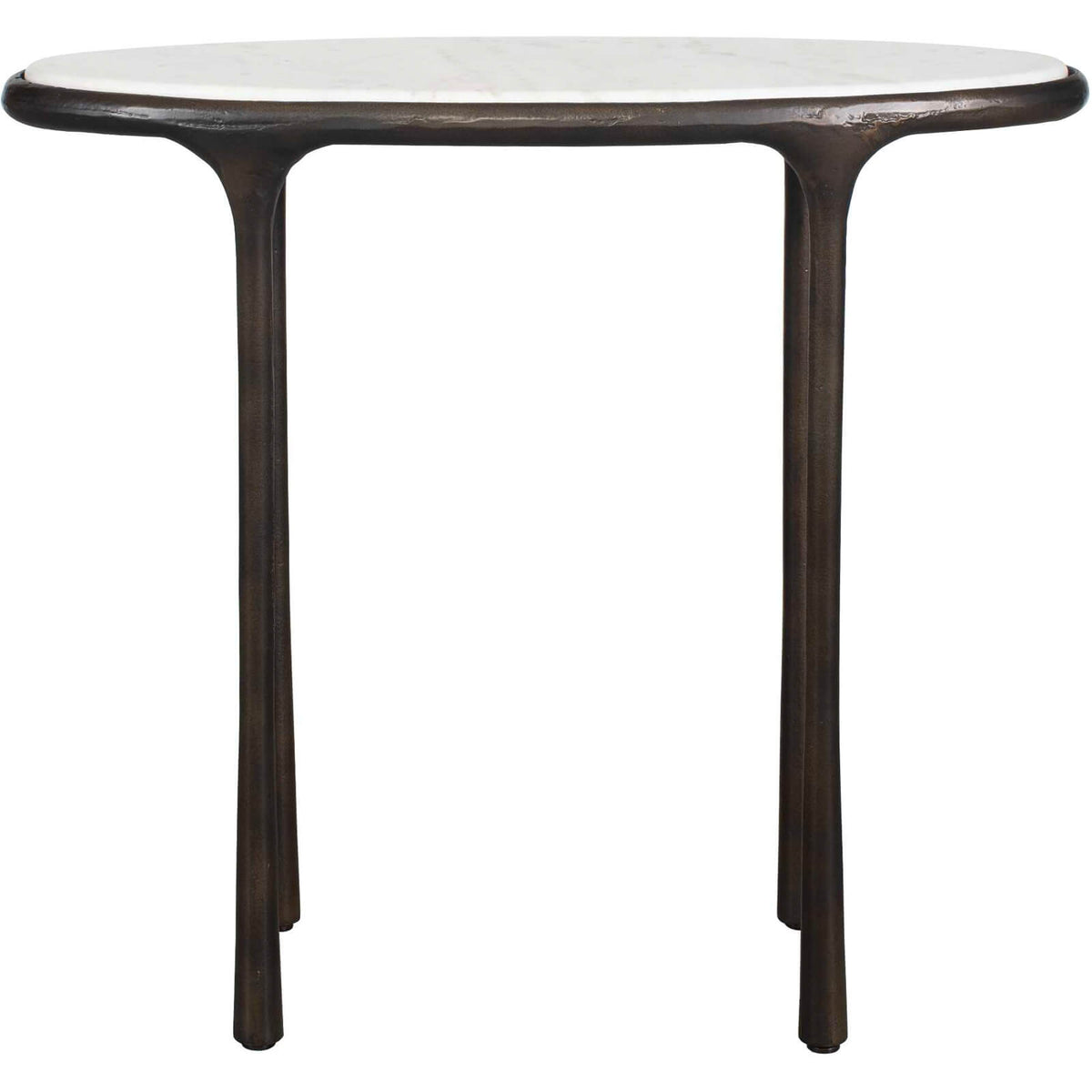 Ata Side Table in Dark Bronze