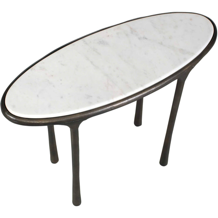 Uttermost Ata Side Table in Dark Bronze
