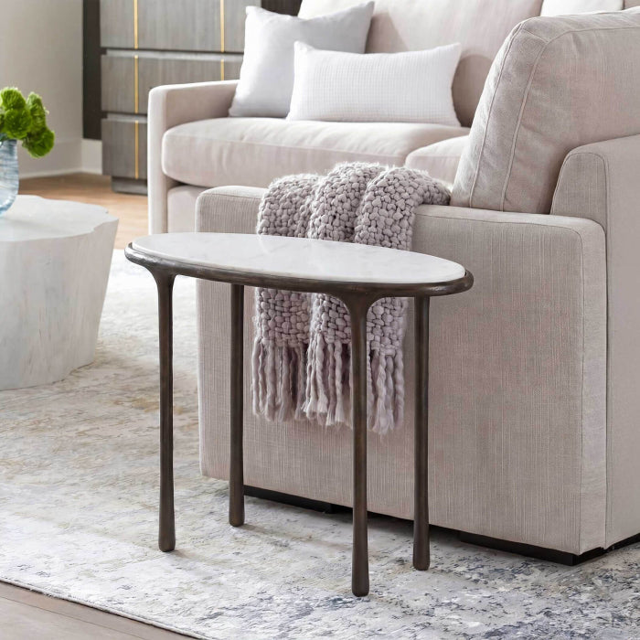 Uttermost Ata Side Table in Dark Bronze