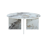 Aura Round Coffee Table in Pandora Marble Effect – Twenty10 Design  Nicholas John Interiors