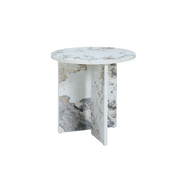 Aura Side Table in Pandora Marble Effect – Twenty10 Design  Nicholas John Interiors