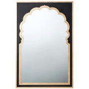 Theodore Alexander Mirror Jaipur Wall in Black   Nicholas John Interiors