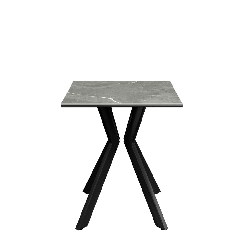 Azuma Matte Grey Ceramic Side Table Side Table