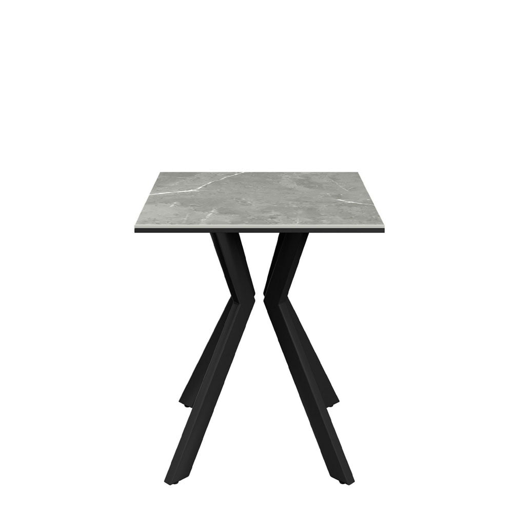 Azuma Matte Grey Ceramic Side Table Side Table