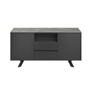 Azuma Matte Grey Ceramic Sideboard Sideboard
