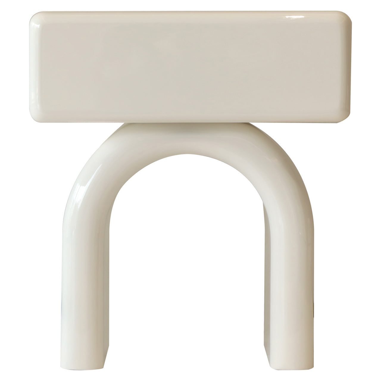 Bennet Coconut Milk 1-Drawer End Table