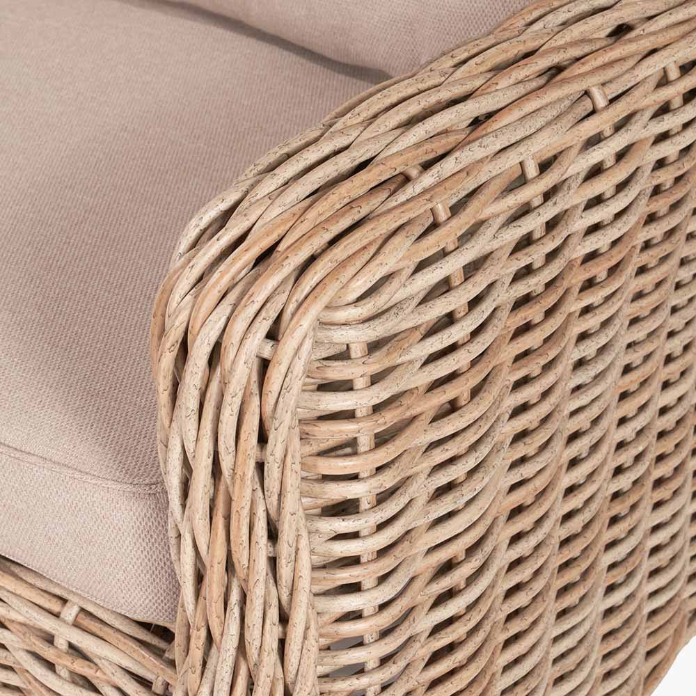 Barakaldo Natural Antique Outdoor Corner Seating Set - Pacific Lifestyle Nicholas John Interiors