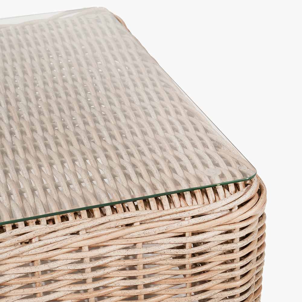 Barakaldo Natural Antique Outdoor Corner Seating Set - Pacific Lifestyle Nicholas John Interiors