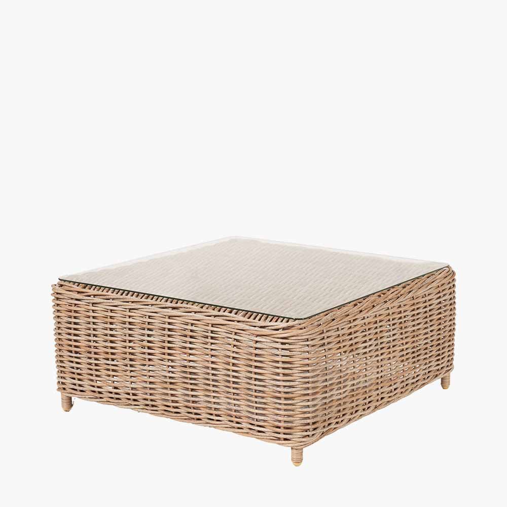 Barakaldo Natural Antique Outdoor Corner Seating Set - Pacific Lifestyle Nicholas John Interiors