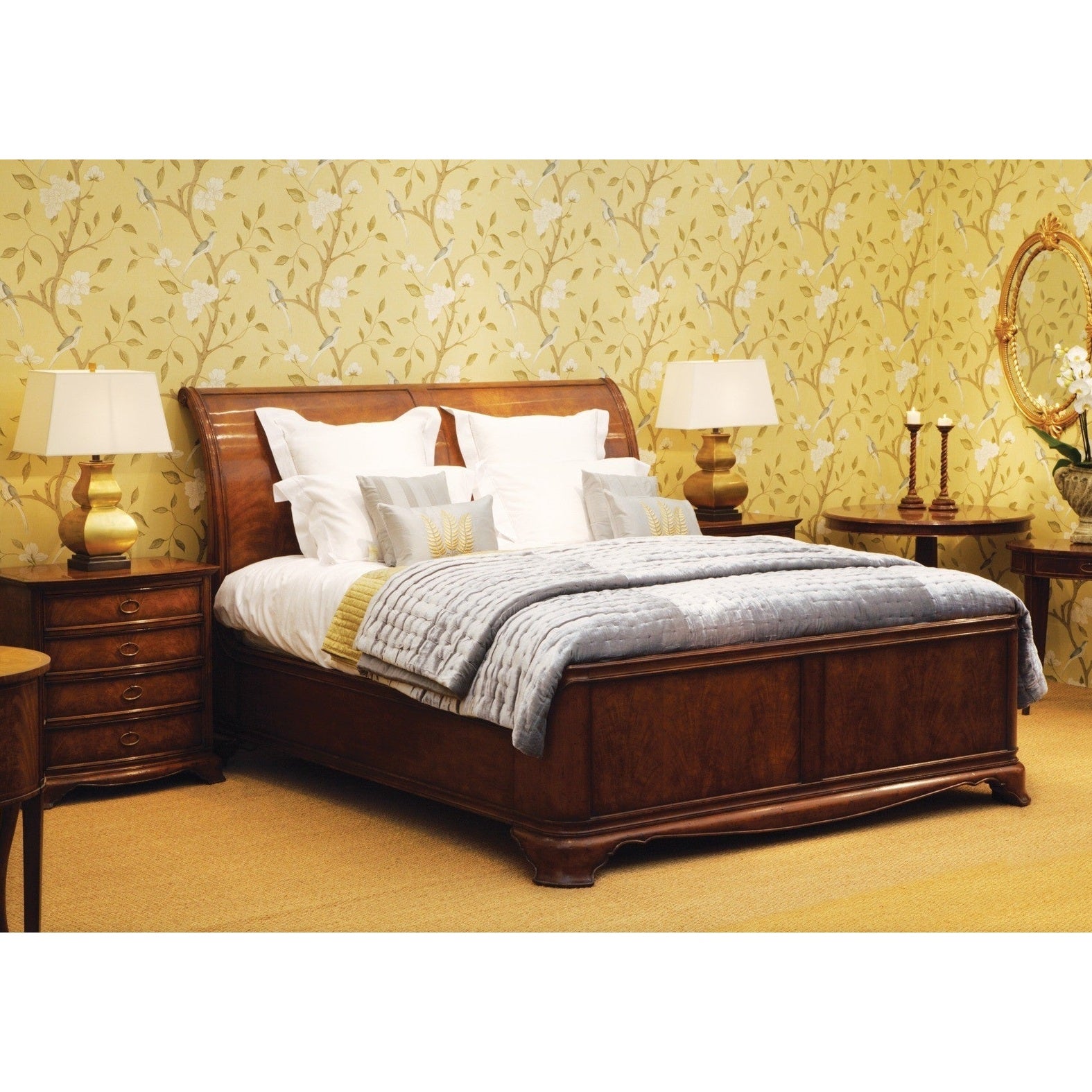 Jonathan Charles King Sleigh Bed Monarch