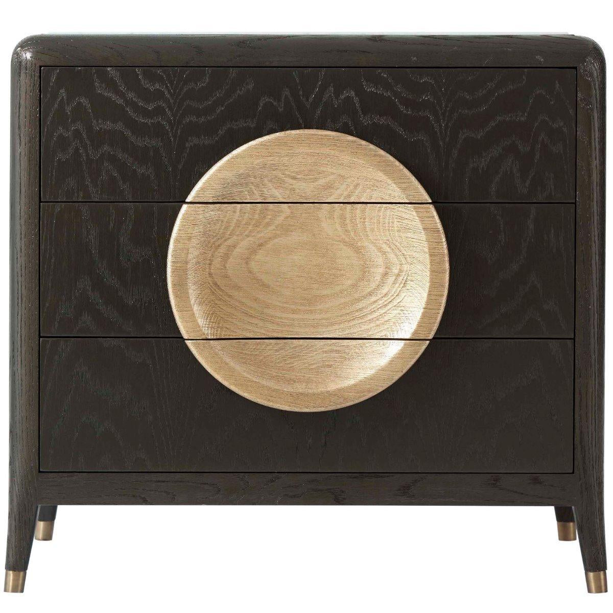 Theodore Alexander Collins Bedside Chest with Marble Top