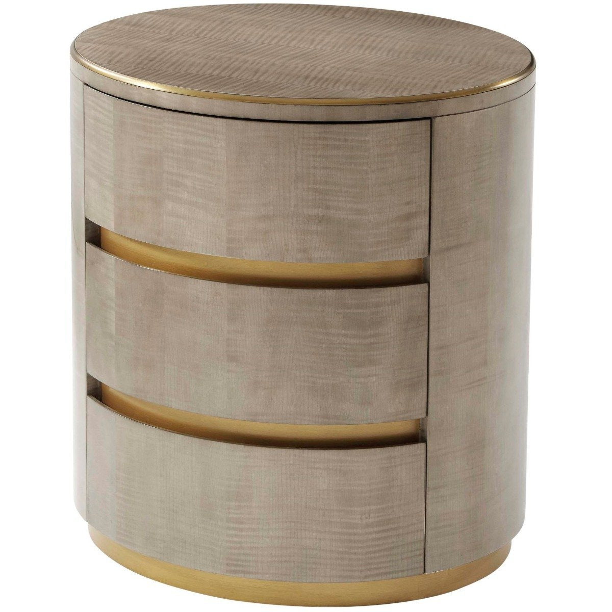 Theodore Alexander Bartlett Bedside Table in Sycamore
