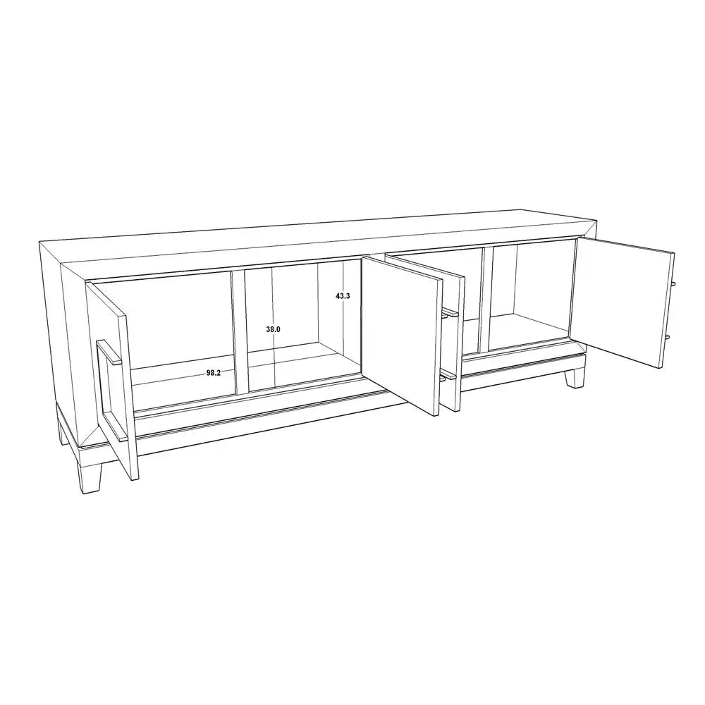 Berkeley Designs Lucca Media Unit Media Unit