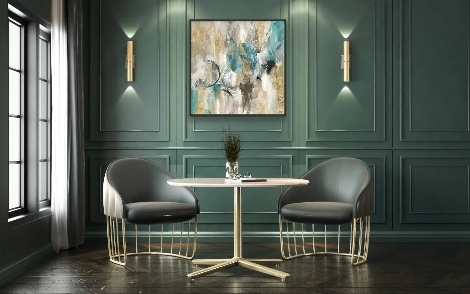 Berkeley Designs Oil on Canvas 01 Wall Art