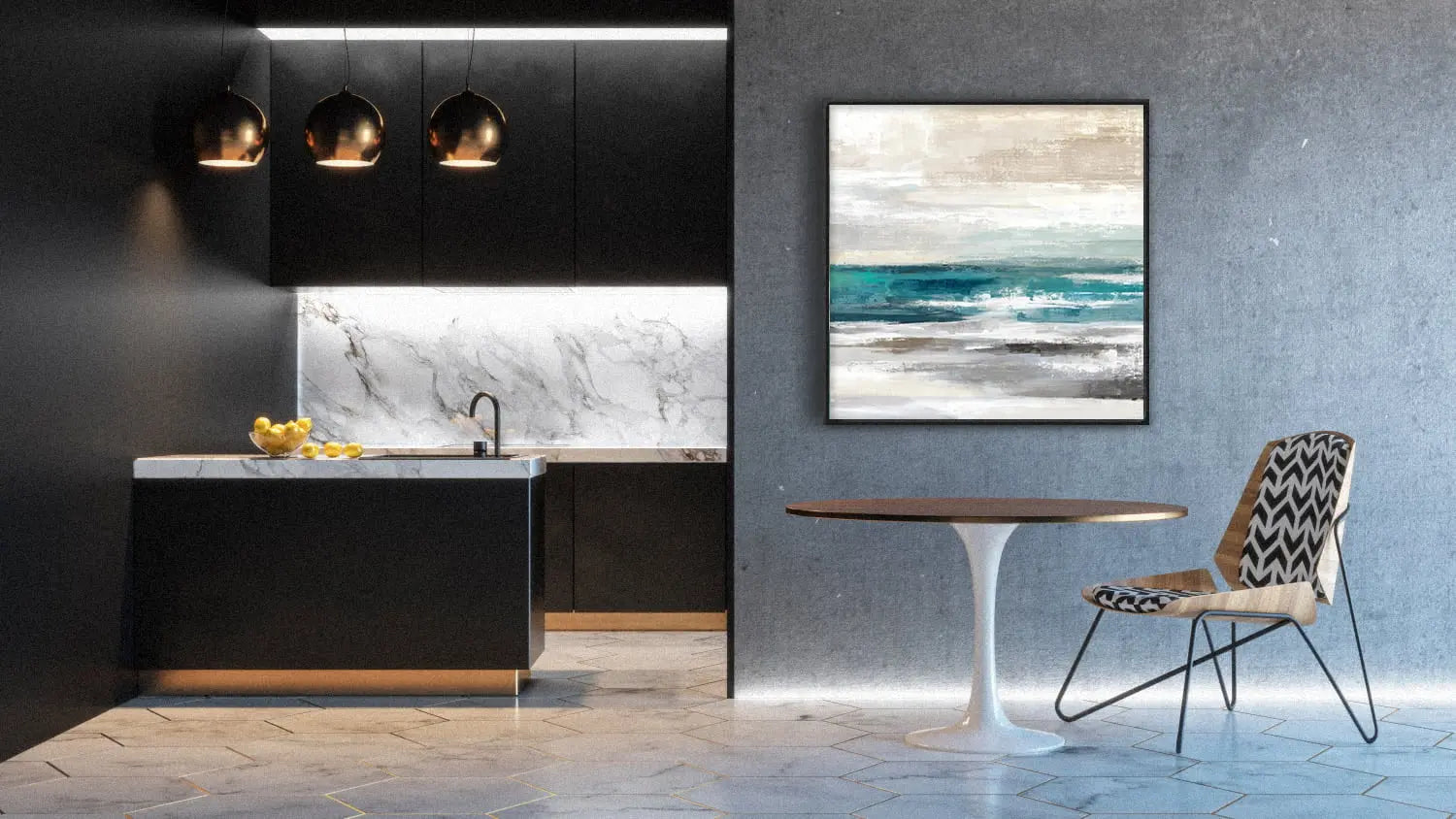 Berkeley Designs Oil on Canvas 02 Wall Art