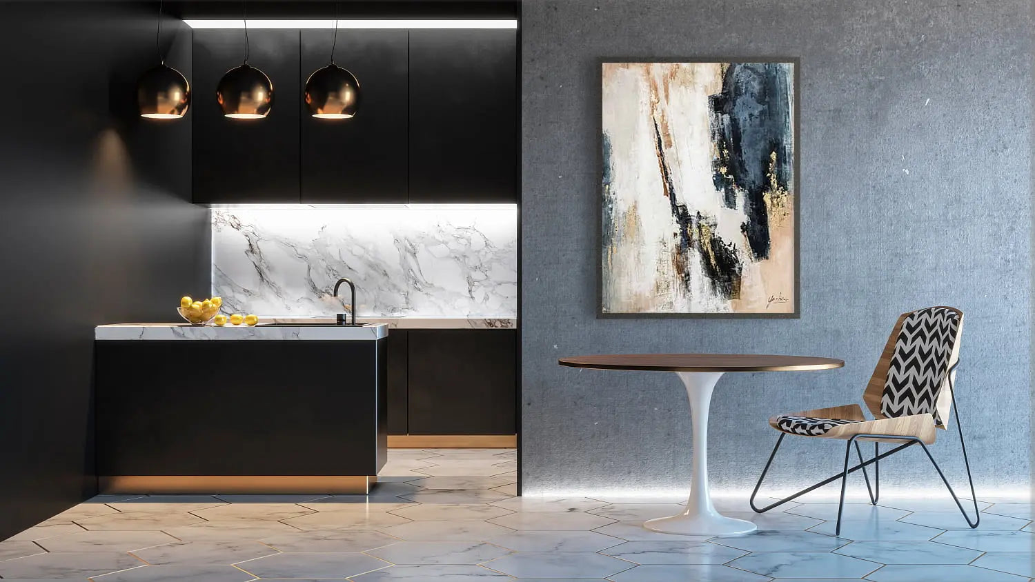 Berkeley Designs Oil on Canvas 11 Nicholas John Interiors