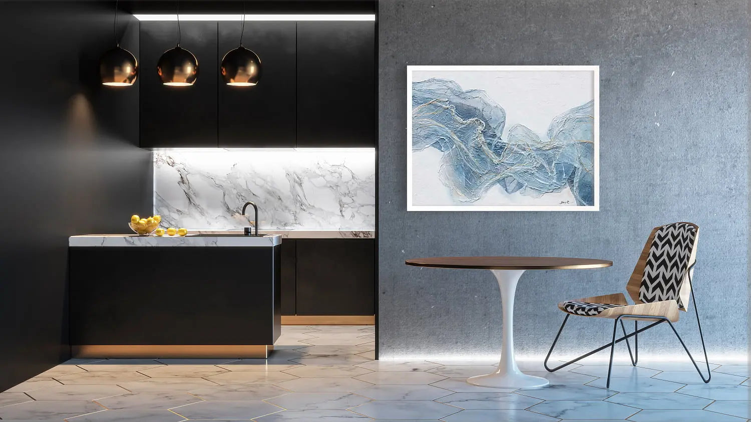 Berkeley Designs Oil on Canvas 14 Nicholas John Interiors