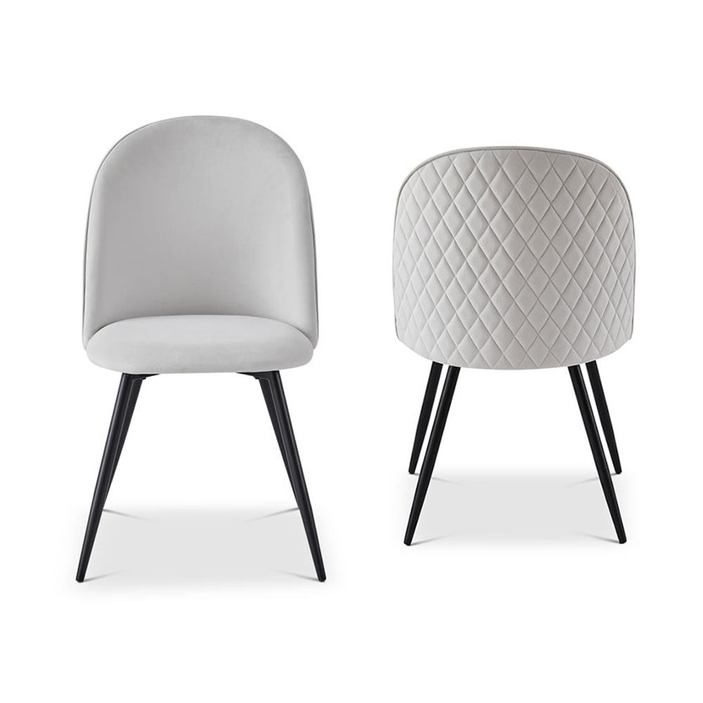 Berkeley Designs Soho Dining Chair in Light Grey (Set of 2) Dining Chair