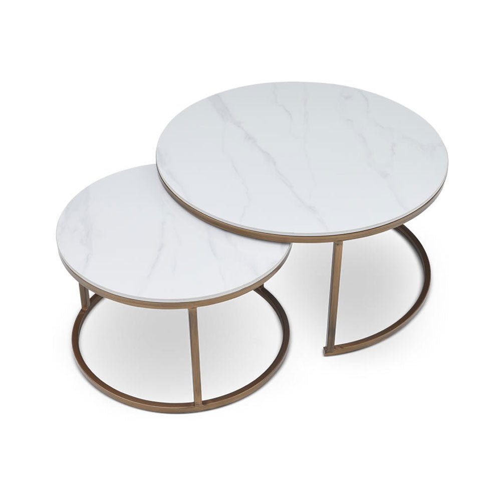 Berkeley Designs Soho Nested Coffee Table in White Coffee Table